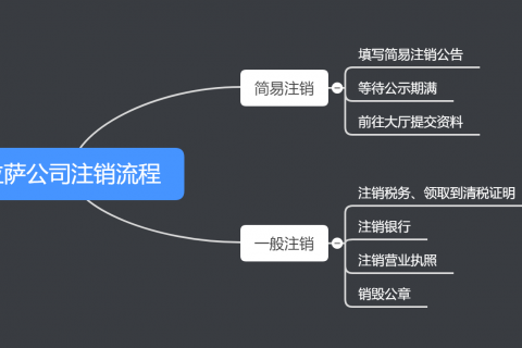 拉薩公司注銷的流程、費用和周期