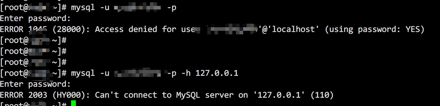 MySQL 普通用戶無法登陸的解決方案