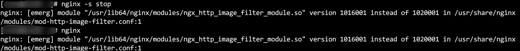 CentOS7 yum更新nginx后，無法啟動